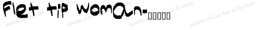 flet tip woman字体转换
